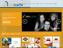 Tablet Screenshot of abstracta.com.mx